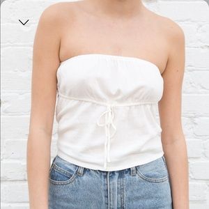 Brandy Melville white kinsley tube top